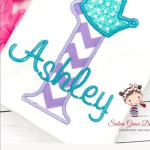 Girls Custom Made Birthday Shirt